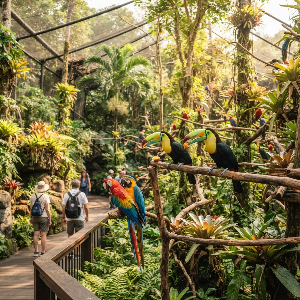 Parque das Aves en Foz do Iguaçu